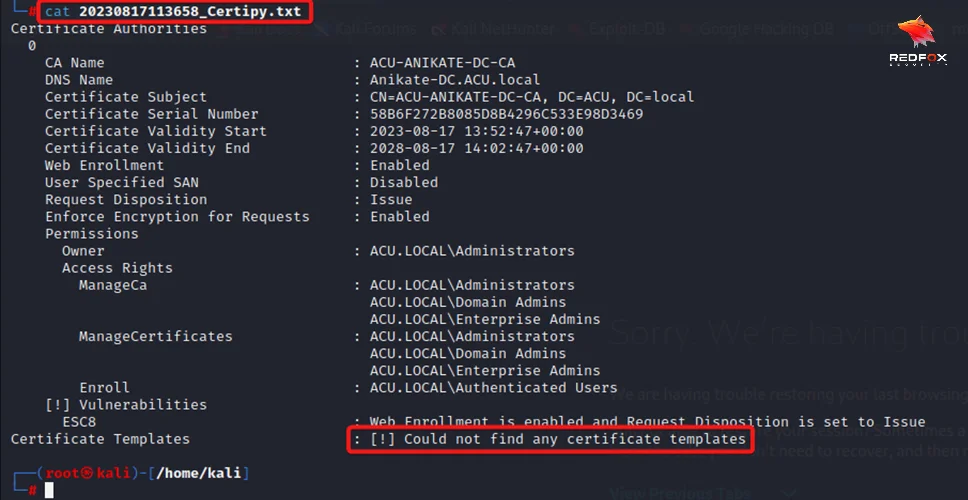 fixing misconfigured template step 9