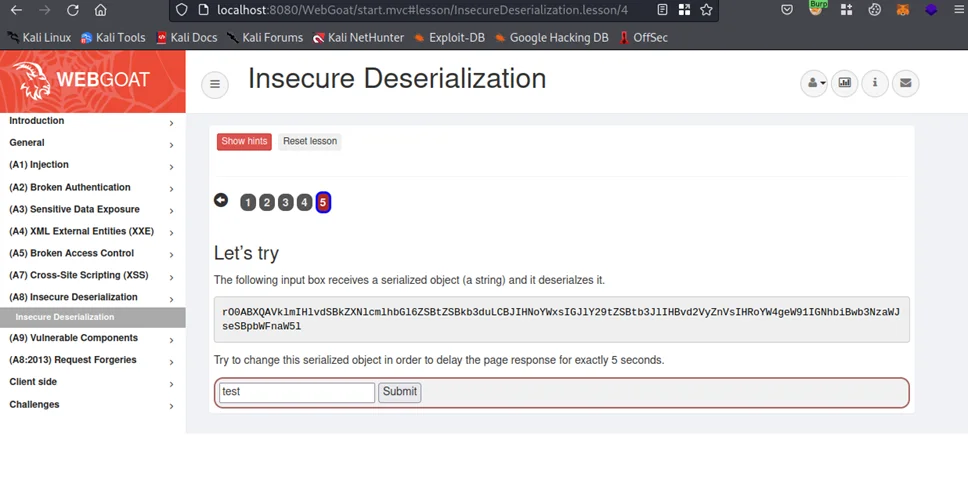 insecure deserialization