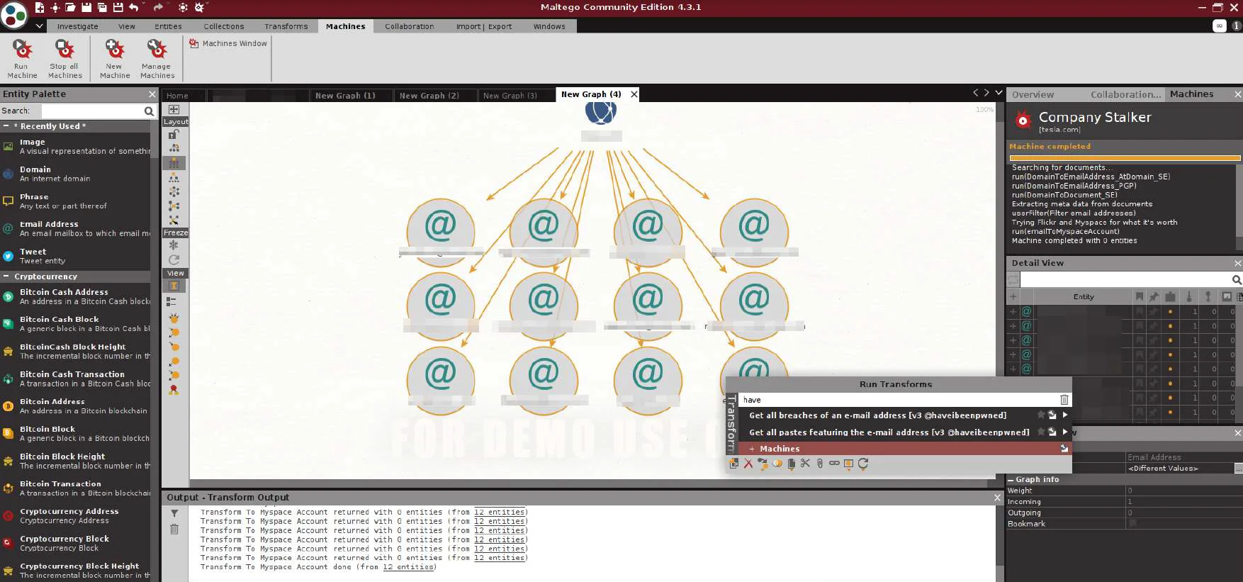 osint with maltego